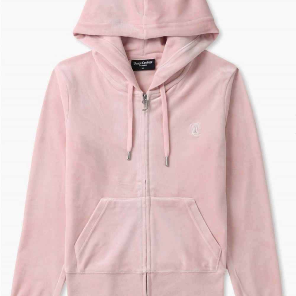 Juicy Couture Pink Velour Hoodie